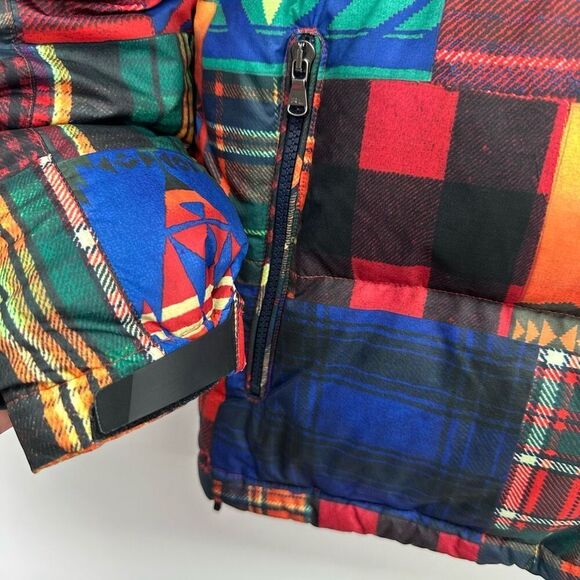 Polo Ralph Lauren Men’s Unisex Ripstop Patchwork Aztec Goose Down Zip Jacket - Picture 12 of 15